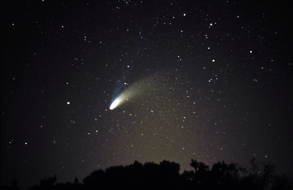35 mm film image of Comet Hal-Bopp New Forest.