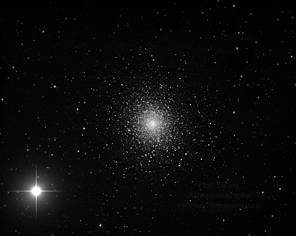 M5 Globula Cluster 24,460 light years away in the Constellation Serpens
