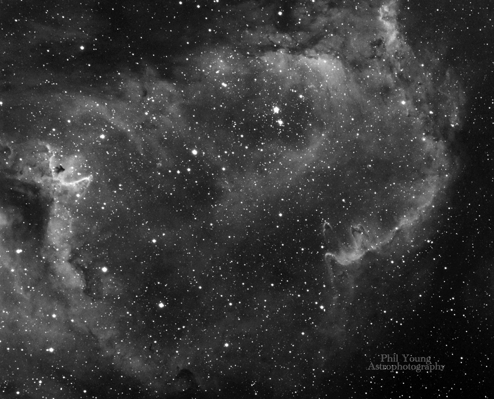 IC 1§871 Soul Nebula 6,500 light years away in Cassiopeia